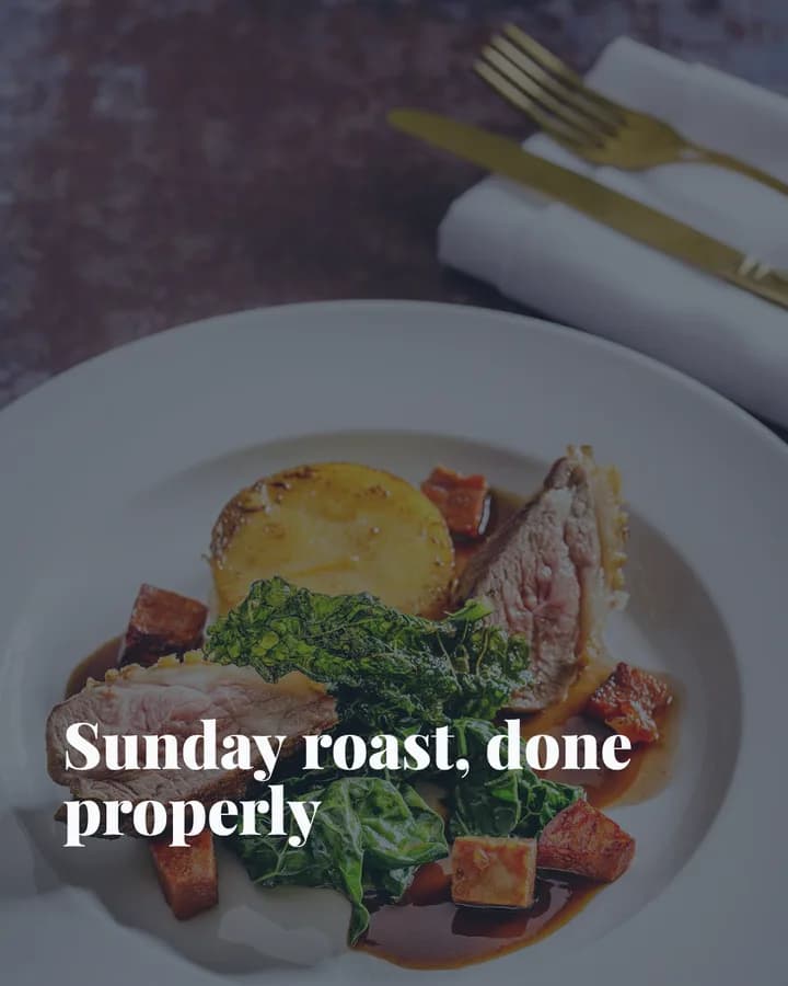 Sunday roast, done properly